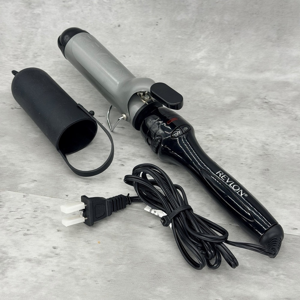 Revlon Perfect Heat Curling Iron 1 1/2" Ceramic Barrel Model RV050